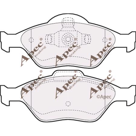 APEC Front Brake Pads (Full set for Front Axle)   PAD1117