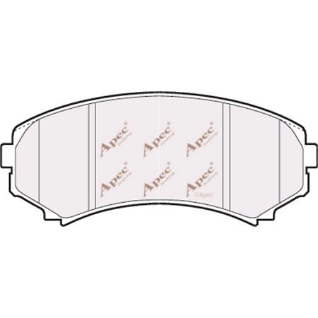 APEC Front Brake Pads (Full set for Front Axle)   PAD1268