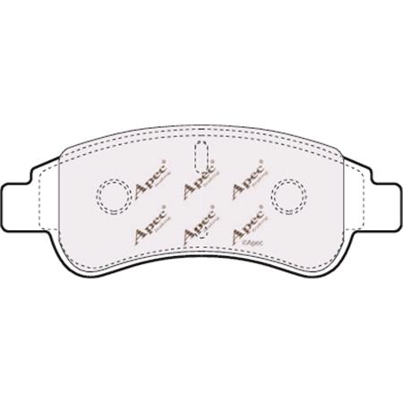APEC Front Brake Pads (Full set for Front Axle)   PAD1269