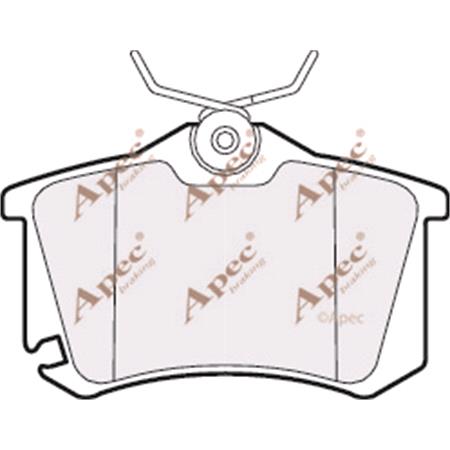 APEC Rear Brake Pads (Full set for Rear Axle)   PAD1419