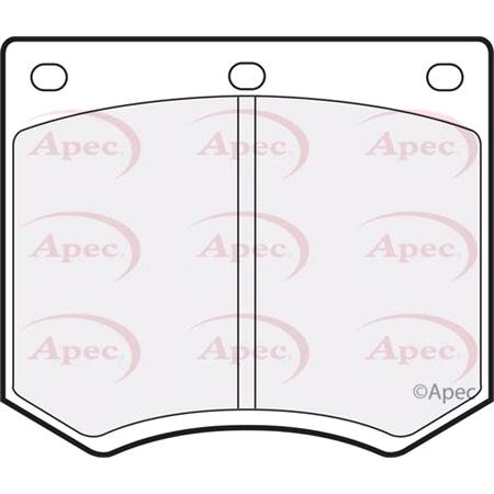 APEC Front Brake Pads (Full set for Front Axle)   PAD626