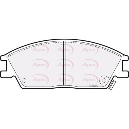 APEC Front Brake Pads (Full set for Front Axle)   PAD705