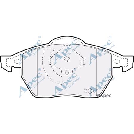 APEC Front Brake Pads (Full set for Front Axle)   PAD930