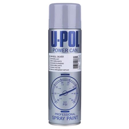 POWER CAN Alloy Silver Metallic Finish   500ml