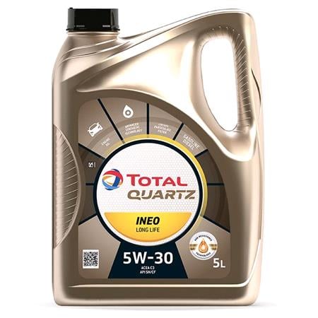 TOTAL Quartz Ineo Long Life 5W 30 Fully Synthetic Engine Oil   5 Litre