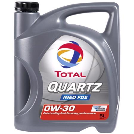 TOTAL Quartz FDE 0W30 Engine Oil   5 Litre 