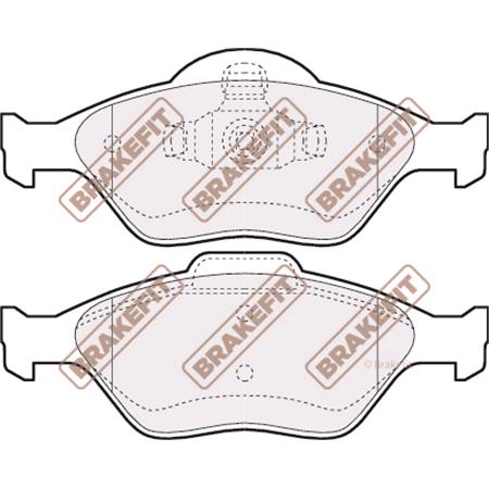 BrakeFit (APEC Blue) Front Brake Pads (Full set for Front Axle)   PD3048