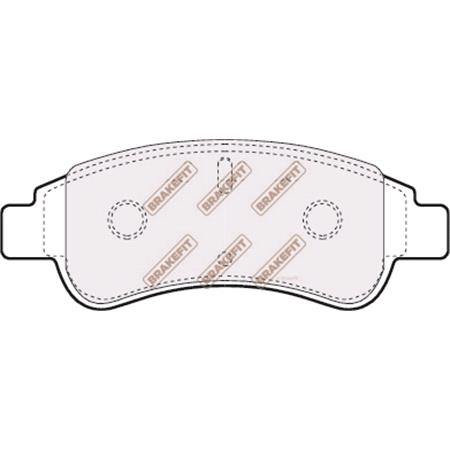 BrakeFit (APEC Blue) Front Brake Pads (Full set for Front Axle)   PD3059