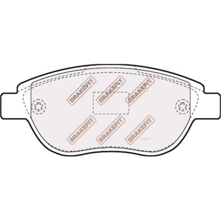 BrakeFit (APEC Blue) Front Brake Pads (Full set for Front Axle)   PD3060