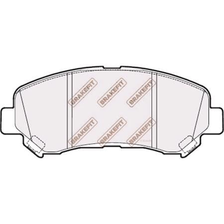 BrakeFit (APEC Blue) Front Brake Pads (Full set for Front Axle)   PD3146