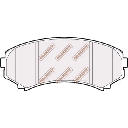 BrakeFit (APEC Blue) Front Brake Pads (Full set for Front Axle)   PD3183