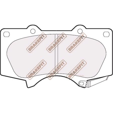 BrakeFit (APEC Blue) Front Brake Pads (Full set for Front Axle)   PD3193