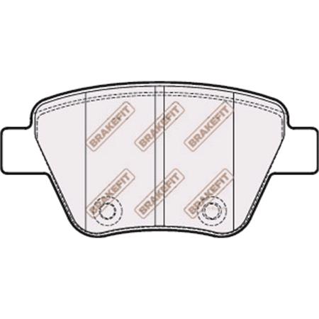 BrakeFit (APEC Blue) Rear Brake Pads (Full set for Rear Axle)   PD3313