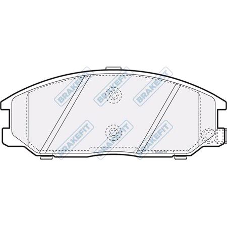 BrakeFit (APEC Blue) Front Brake Pads (Full set for Front Axle)   PD3534