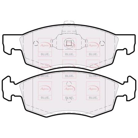 APEC Front Brake Pads (Full set for Front Axle)   PD3857