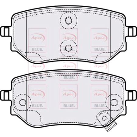 APEC Rear Brake Pads (Full set for Rear Axle)   PD4286