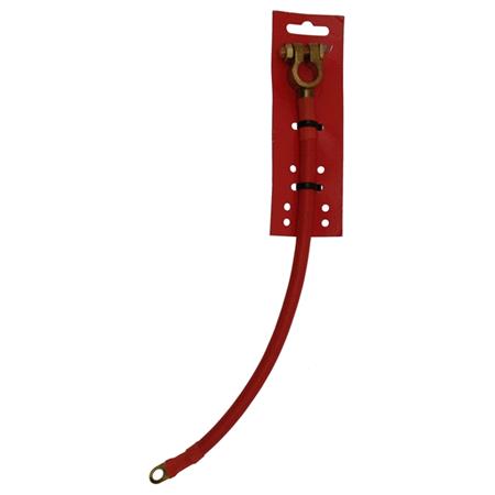 Pearl universal Battery Lead   12in. Red Insulated