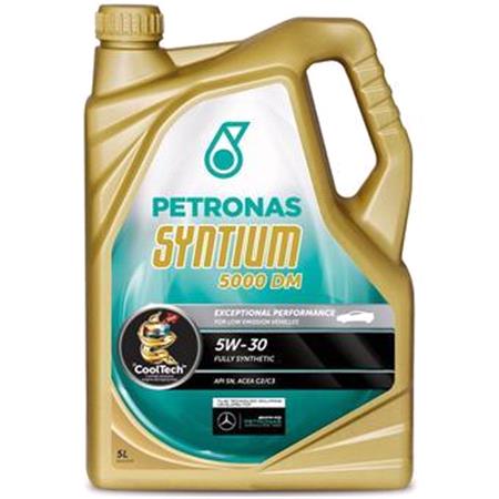 Petronas Syntium 5000 DM 5W30 C2 C3 Engine Oil   5L