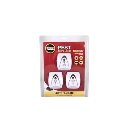 Pest Free Zone Ultrasonic Pest Repeller   Triple Pack