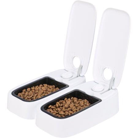 Trixie TX2 Automatic Pet Feeder   2 Meals, Wet or Dry Food