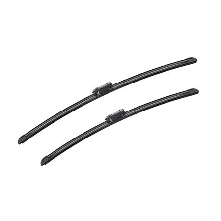 Bremen Vision Flat Wiper Blade Front Set (700 / 650mm   Pinch Tab Connection) for Mercedes VITO van, 2006 2014