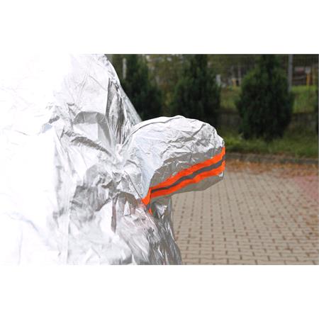 Aluminium and Cotton Protective SUV and Van Cover with Zip and Reflectors   Large