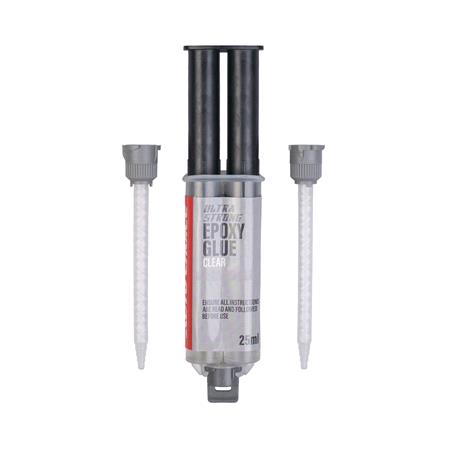 Auto Choice Clear Epoxy Glue 25ml Dual Syringe