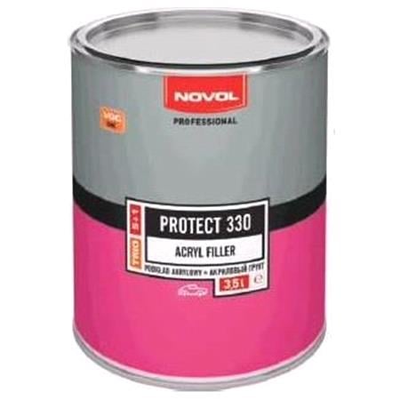 NOVOL Protect 330   Acryl Filler 5:1, White, 3.5 Litre