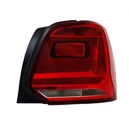 Right Rear Lamp (Dark Red, Supplied Without Bulbholder) for Volkswagen Polo 2014 on