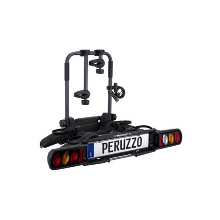 Peruzzo Pure Instinct E2 black tow bar mounted bike rack (e bikes)   2 bikes