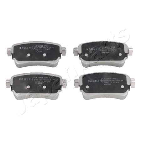 Japanparts Rear Brake Pads (Full set for Rear Axle)