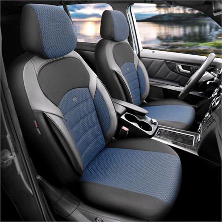 Premium Lacoste Leather Car Seat Covers NOVA SERIES   Blue