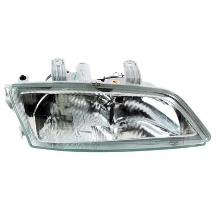 Right Headlamp (Halogen, Electric Adjustment, Takes H1/H1 Bulbs, Supplied Without Motor) for Nissan PRIMERA 1996 1999