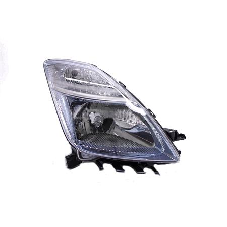 Right Headlamp (Halogen, Takes H4 Bulb, Supplied Without Motor) for Toyota PRIUS Hatchback 2004 2010
