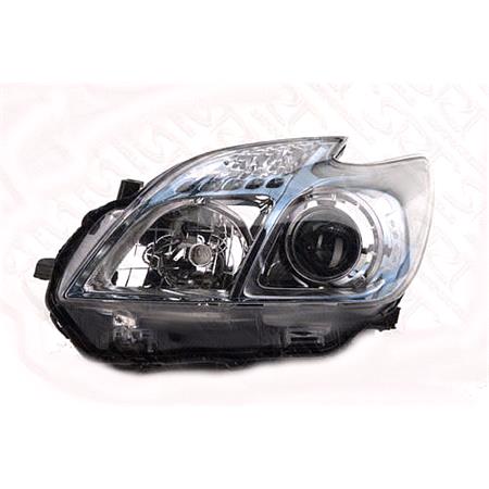 Left Headlamp (Halogen, Takes H11 & HB3 Bulbs, With Loadlevel Adjustment, Supplied Without Motor or Bulbs) for Toyota PRIUS MPV 2012 on
