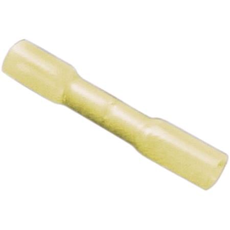 Pearl Wiring Connectors   Yellow   Heat Shrink Butt   Pack of 25