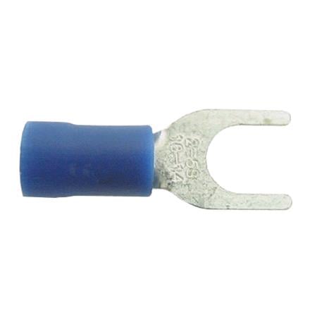 Wot Nots Wiring Connectors   Blue   Fork   5mm   Pack of 4