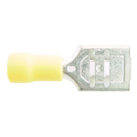 Wot Nots Wiring Connectors   Yellow   Female Slide On 375   9.5mm   Pack of 2