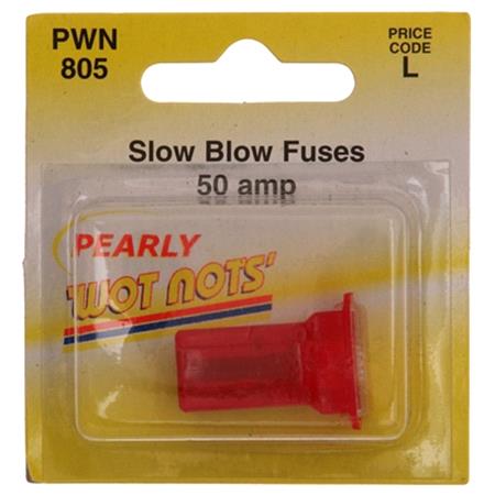 Wot Nots Fuse   J Type Slow Blow   Red   50A