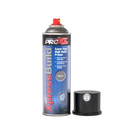 PRO XL XpressBuild Fast Dry High Build Primer Aerosol   Grey   500ml