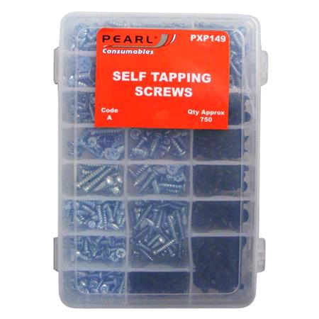 Pearl Self Tapping Screws   Assorted   Pack of 750