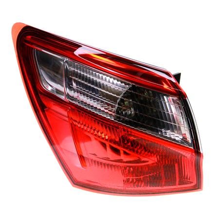 Left Rear Lamp (7 Seater Model, Outer On Quarter Panel, Supplied With Bulbholder And Bulbs, Original Equipment) for Nissan QASHQAI 2010 on