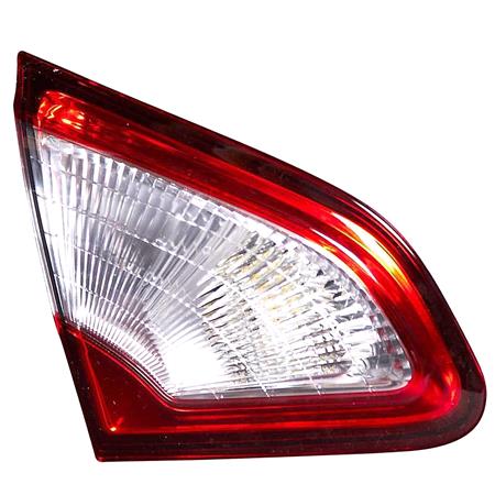 Left Rear Lamp (5 / 7 Seater Models, Inner On Boot Lid, Supplied With Bulbholder And Bulbs, Original Equipment) for Nissan QASHQAI 2010 on
