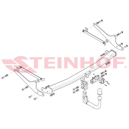 Steinhof Automatic Detachable Towbar (vertical system) for Renault TALISMAN Grandtour, 2016 Onwards