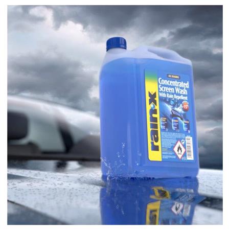 Rain X Concentrated Screenwash with Rain Repellent  15 ºC, 5L 