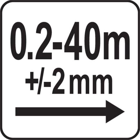 LASER DISTANCE METER W/ MEASURING TAPE