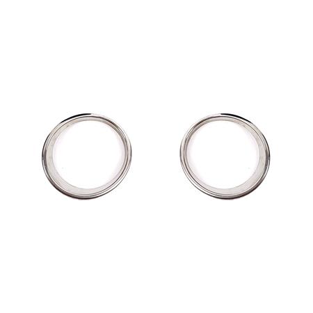 Right & LH Fog Lamp Bezel (Chrome, Pair Supplied) for Renault KADJAR 2015 on