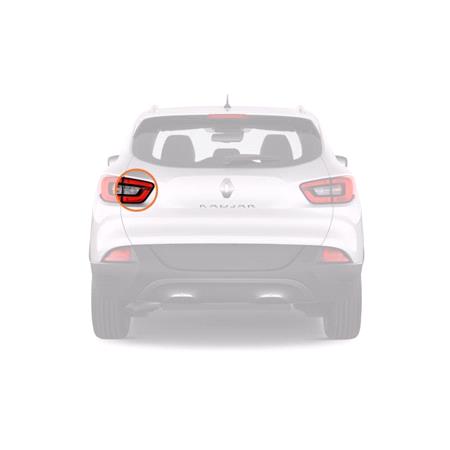 Left Rear Lamp (Inner, On Boot Lid, Original Equipment) for Renault KADJAR 2015 on