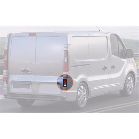 Right Rear Fog Lamp (With Reverse Light, In Bumper, Supplied With Bulbholder, Original Equpment) for Renault TRAFIC III Bus 2014 on