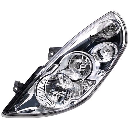 Left Headlamp (Halogen, Takes H7 / H1 Bulbs, Supplied Without Motor) for Vauxhall MOVANO Mk II Combi 2010 on